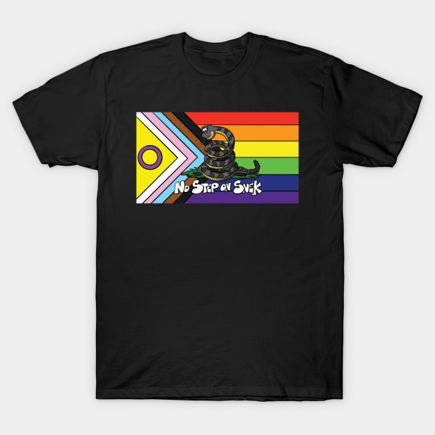 No Step on Snek T-Shirt by Fighter Guy Studios